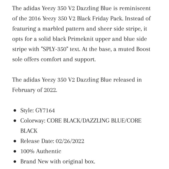 Adidas Yeezy Boost 350 V2 - Picture 10 of 10